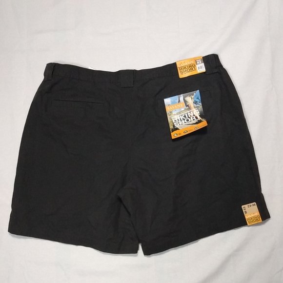 NEW Mens 42 Savane Hiking Shorts Dark Grey UPF 30 Tech Pocket Relaxed Fit $54 - Picture 1 of 5